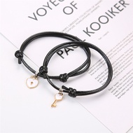 Gratis Ongkir - (2PCS) Gelang Couple Vintage Kunci Love / Gelang Couple Fashion Korea