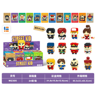 Street Kid Building Block The King of Fighters Building Block Mini Particle Building Block Model Toy