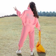 Autumn cod2025 Trendy Big Girls Spring Autumn Girls Fashionable Korean Long-Sleeved Version Two-Piec