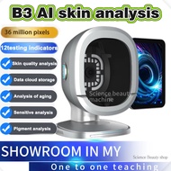 professional AI skin analyzer facial analysis skin scanner machine Scalp detection analysis Moisture