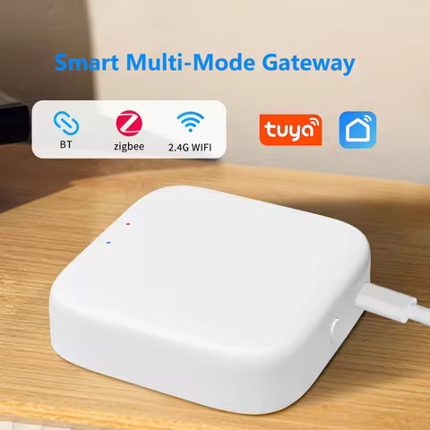 Tuya WiFi Bluetooth Multi-mode Gateway Hub Smart Home Wireless Control Hub Smart Life App Control Wo