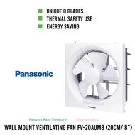 Panasonic Ventilating Fan Wall Mount Exhaust Fan Kipas Ekzos FV-20AUM8 FV-25AUM7 FV-30AUM8 8"/10"/12