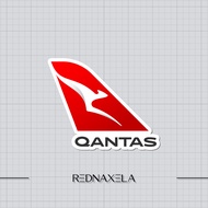 Vinyl Sticker Qantas Airways Outdoor Luggage Sticker Waterproof Sticker