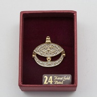 KL Pewter [771] Wau Bulan (Gold) | Brooch