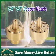 Nozzle Kepala Air Mancur Nozzle Air Mancur Kuningan Kolom Semprot Kepala Taman Warna Brass 1/2" dan 