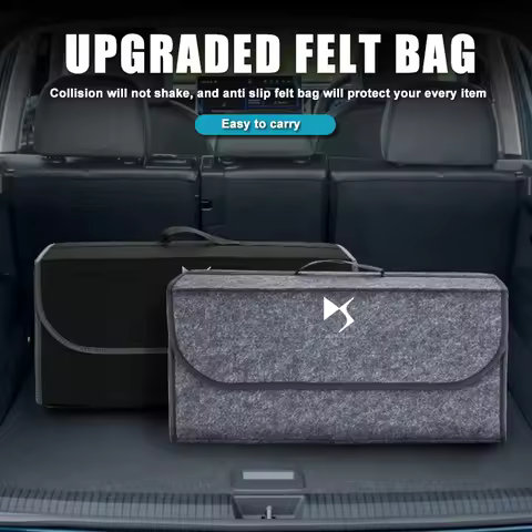 Car Trunk Storage Bag Best Felt Organize Auto Bins For DS DS4S DS5 5LS DS3 DS4 DS6 DS7 DS9 E-Tense S