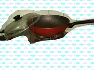 易潔鑊平底鑊鐵鑊紅色深紅色 #Yourtrulyhome