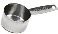 Rocky Mountain Goods Coffee Measure Cup 1 ounce / 2 tbsp - Stainless Steel Measuring Scoop with Hand