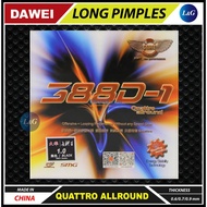 Dawei Rubber Dawei 388D-1 Quattro Long Pimples Rubber With Sponge Getah Ping Pong