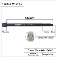 HEPPE เทรนเนอร์จักรยาน Thru แกน MTB จักรยานเทรนเนอร์เพลา12X142 12X148เทรนเนอร์ปลดเร็ว M12xP1.0/1.5/1