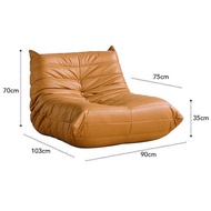 LaFloria® Howard Togo Sofa/Leather Sofa/Tatami Sofa/Beige Togo Sofa/Floor Sofa✔️Free Shipping