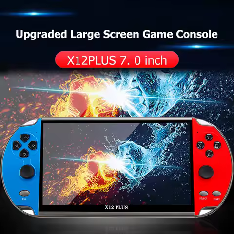 POWKIDDY New X7 X12 Pro X12Plus Retro Handheld Video Game Console Built-in 13000+Classic Games 4.3/5
