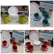 CORELLE SET CORELLE 16 PCS NEW CORAK