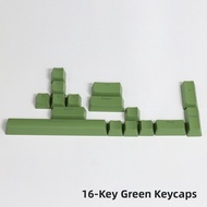 Transparent Crystal Jelly Character Keycaps Abs Two-color Closed OEM Caps for 61/87/104 Keyboard R87