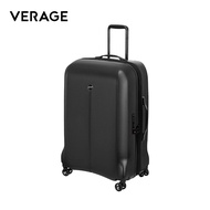 Verage Houston ABS-PC Anti-Bacterial Anti-Theft 20 24 28 inch Double Coil Zipper Hard Spinner Case T