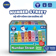 Bộ xếp hinh Number Street Jigsaw Puzzle - Orchard Toys giúp trẻ phát triển kỹ năng đếm số quan sát