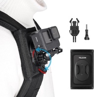 實體店鋪(Clip$108/Magsafe Magnectic磁吸$48)TELESIN Backpack Mount Clip Holder Attach with Quick Release Tr