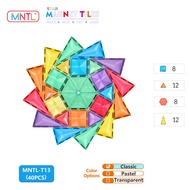 MNTL Star magnetic tiles Hexagon 40PCS Toys for kids Educational Building Block STEAM