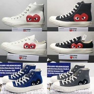 Pure Original 1970s Rei Kawakubo Love Co-Branded CDG High Low-Top Men Women Couple Sports Shoes Play