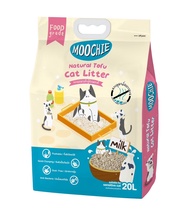 Moochie ทรายแมวเต้าหู้ธรรมชาติ Natural Tofu Cat Litter ซึมซับดีเยี่ยม ขนาด 10-20 ลิตร