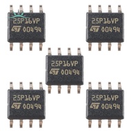 SOP-8 25P16VP Memory Chip 16Mb 5pcs M25P16-VMN6TP Printing