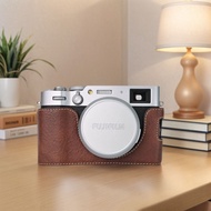 Fuji x100vi Camera Protective Case X100VI Camera Bag Base Bag Leather Case Protective Case Diagonal 