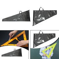 [kanye2dc] Large Carrying Bag with Triangular Ruler, Carrying Bag for Teacher Aids, Teaching Aids fo