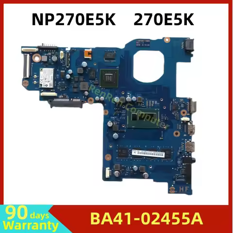 BA41-02455A For SAMSUNG NP270E5K 270E5K Laptop Motherboard With I3 I5 CPU GT920M 2G GPU 4GB-RAM Moth