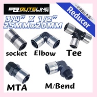 3/4” X 1/2” Buteline PE Fitting Buteline Clamp Fitting For Poly Pipe