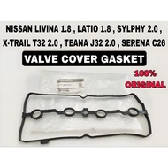 NISSAN GRAND LIVINA / LATIO 1.8 , SYLPHY 2.0 , TEANA J32 , X-TRAIL T32 2.0 , C26 VALVE COVER GASKET 
