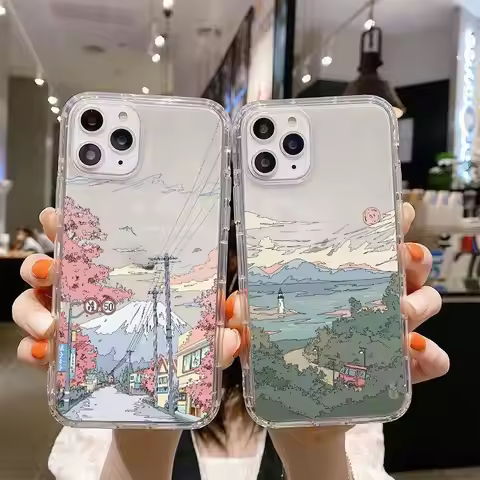 Anime Street Scenery Case for Huawei Honor 90 Lite X9A 5G X7B X8B X9B Y9 Prime 2019 Nova 3i 5T 6 7 9