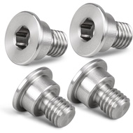 Bevinsee 4pcs Stainless Steel Disc Brake Rotor Set Screw Replace 34211161806 Compatible with BMW E36