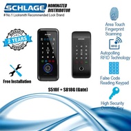 Schlage S510F Digital Door Lock Fingerprint Bundle, Pin Code ,RFID Card for wood door and gate (Include Installation)