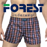 (3 Pieces) FUD0035X Forest Underwear Woven  Boxers