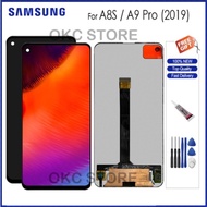 Original LCD For Samsung Galaxy A8S LCD G8870 A9 Pro 2019 LCD Display Touch Screen Panel Digitizer R