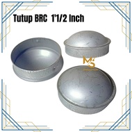 Brc 1.5 inch fence pole cap galvanized pipe cap 1 1/ 2 in