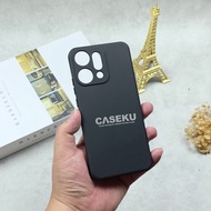 Oppo Reno 14 5G Case Oppo Reno 14 Pro OPPO RENO 14F Case Softcase Candy Macaron Square Black Plain C