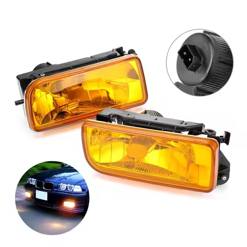 #42H Automotive Parts & Accessories,E36 Fog Lights for -BMW M3 (E36) 3 Series 1992-1999 Fog Lamps (Y