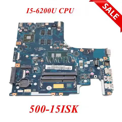 NOKOTION 5B20K34637 AIWZ2 AIWZ3 LA-C851P Main board for Lenovo 500-15ISK Laptop Motherboard With SR2