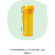TUPPERWARE Crystal Drinking Flask 400ml/600ml with/without Strainer(1 Pcs)