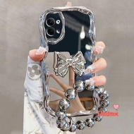 Electroplated Bow Phone Case For Samsung Galaxy S24 S23 S22 S21 Ultra S24+ S23+ S22+ S21+ S20 S21 S2