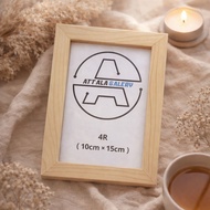 Minimalist wooden photo frames in sizes 3R, 4R, 5R, 6R, 8R, 10R (without glass)