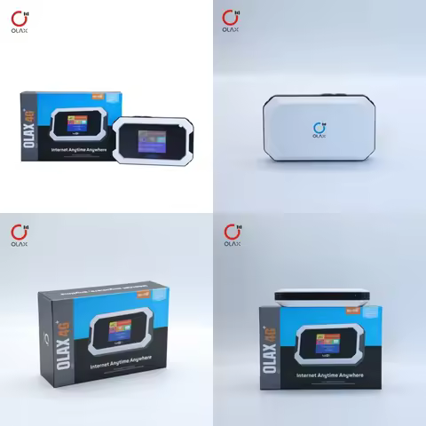 OLAX MT80 for 4G Mobile Hotspot Router with 3000mAh Battery External Antennas WiFi Unlocked eSIM Car