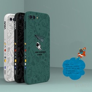 casing oppo A3S A12E A1K F5 F7 realmeC2 Astronaut phone case Space theme phone case TKR