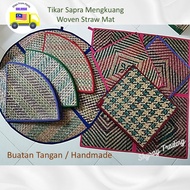 Tikar Saprah Mengkuang - Tikar Alas - Tikar Hidang - Woven Mat - Woven Straw Mat - Table Mat - Place Mat