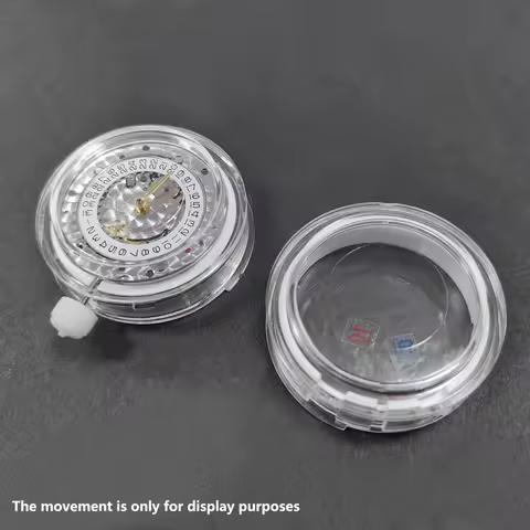 Watch accessories compatible with 3130 3135 3186 movement transparent small box