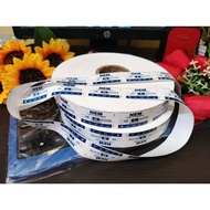 Tafeta T-Shirt Labels 1 roll of custom clothing labels