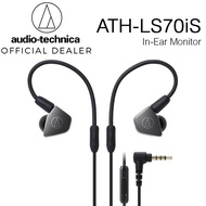Audio-Technica ATH-LS70iS Dual Driver In-Ear Earphone with Microphone