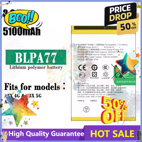 SWZY New for OPPO Realme BLPA83 BLPA77 BLPA79 BLPA41 Battery For OPPO Reno 11F 12F 5G A3X 4G/5G C63 