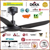Deka DC Fan Baby Fan Kronos F5DC BABY ((46 inches)) 14 speed Remote Control 5 Blades Ceiling Fan ((S